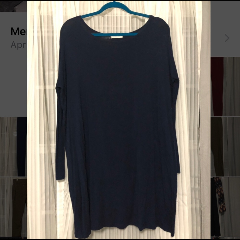 Navy blue tunic